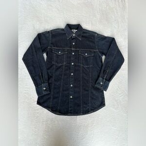 Vintage 90's Calvin Klein L/S Saint Denim Shirt - Size Small